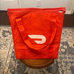 Red Insulated Tote Bag